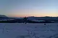 Boussy au crépuscule (depuis Vers-les-Bois).