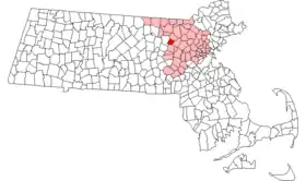 Localisation de Boxborough