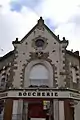 Boucherie dont la mosaïque a été réalisée par Isidore Odorico.