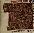 Bréviaire et autres livres liturgiques, Dijon, Bibliothèque municipale, Ms. 114, folio 2 recto