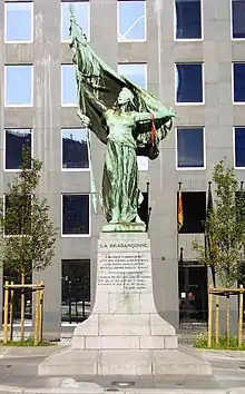Charles Samuel, La Brabançonne (1930), à Bruxelles.