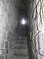 L'escalier du donjon.