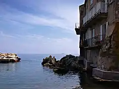 La passe du port.