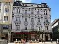 L'ancien palais Palugyay, Hlavné námestie, Bratislava&nbsp;(en), 1882-1883