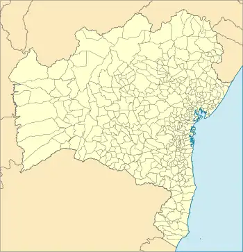 Voir sur la carte administrative de Bahia