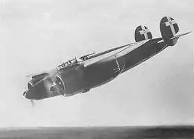 Vue de l'avion.