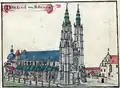 Vue de la Cathédrale au début du Modèle:S-XVIII