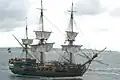 Le Götheborg duant la parade