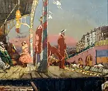 Walter Sickert, Les Pierrots de Brighton, 1915.
