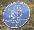 Plaque au 52 Doughty Street, Londres.