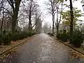 Allée principale.