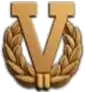 Insigne "V" en bronze avec couronne pour la quatrième récompense