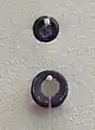 Boucles d'oreilles en bronze.
