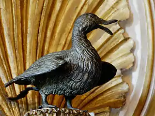 Oie en bronze, œuvre de l'époque impériale.
