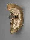 Masque. Kota, Mahongwe. Région d'Etoumbi. République du Congo. XIXe - début XXe siècle. Bois, pigment. H. 35,6 cm