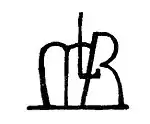 Signature de Lucy Madox Brown