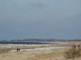 Plage de Buļļu.
