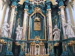 Intérieur de l'église à Buczacz
