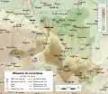 Carte topographique de la commune
