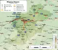 Carte topographique de la commune de Plévén