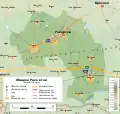 Carte géographique de la commune de Rakovski