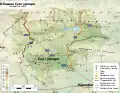 Carte géographique de la commune de Soungourlaré