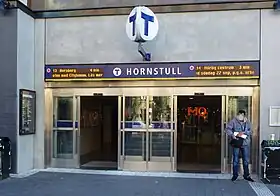 Un accès de la station.