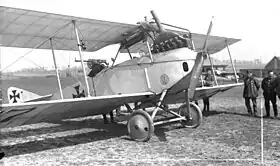 Vue de l'avion.