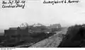 Route barrée et ruines, fin 1917