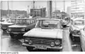 Moskvitch 408 photographiée à Berlin-Est en 1970.