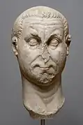 Licinius (r. 308-324). Marbre colossal, H. 86 cm. Musée d'Histoire de l'art de Vienne