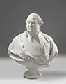 Jean-Antoine Houdon, Suffren, 1787, Rijksmuseum Amsterdam. Buste réalisé du vivant du bailli, il a été de nombreuses fois reproduit en marbre ou en bronze.