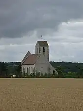 L'église Saint-Maur-Sainte-Fare à Buthiers, Seine-et-Marne.