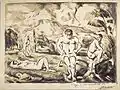 Bañistas desnudos, de Paul Cézanne