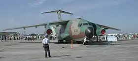 Vue de l'avion.