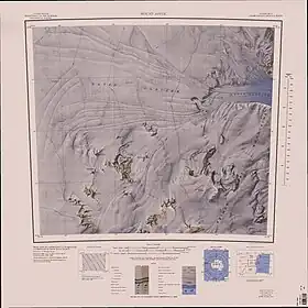Carte du glacier.