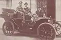 Jacques de Bourbon en automobile.