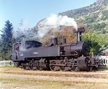 Locomotive articulée no&nbsp;403 du chemin de fer du Vivarais.