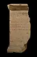 Base de statue à Mercure et Maia, CIL XIII, 1769. Musée Lugdunum.