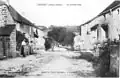 Carte postale ancienne de la grande rue de Crenay