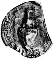 Cachet équestre et contre-cachet de Guillaume&nbsp;Ier avec le bouclier du lion.