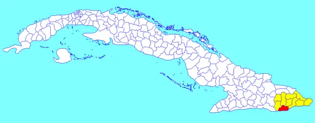 Municipalité de Caimanera dans la province de Guantánamo