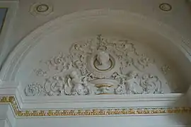 Caisson sculpté.