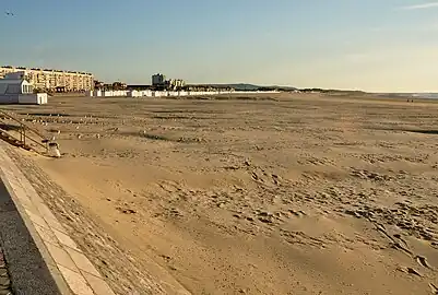 La plage.