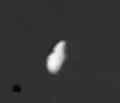 Calypso, vue par Voyager 2 d'une distance de 197&nbsp;000&nbsp;km (NASA)