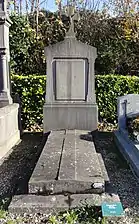 53. tombe du chanoine Émile Delval, écrivain.