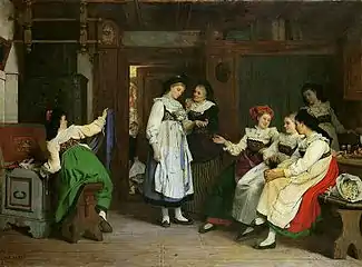 Une noce en Basse-Alsace, musée Unterlinden, Colmar.