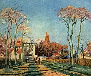 Entrée du village de Voisins  (1872), Paris, musée d'Orsay.