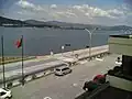 Le Minho vu depuis la rive portugaise près de son embouchure