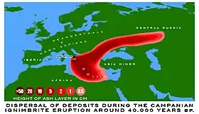 Image illustrative de l’article Éruption ignimbritique de Campanie